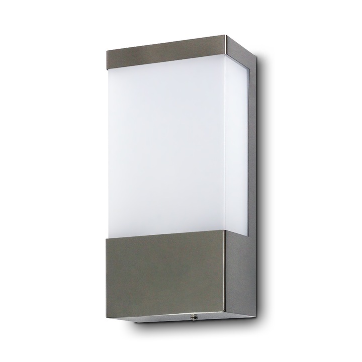 Външна стенна лампа, Kwazar Luminaire, E27 IP44 60W COSMO Сребро