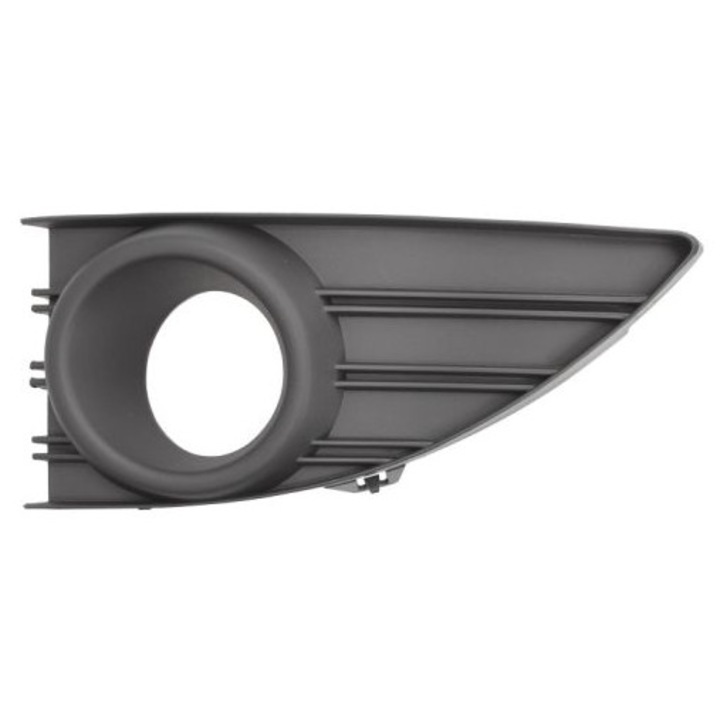 Grilaj ventilatie Blic, model 6502-07-6050917P, negru, pentru bara fata stanga, cu deschideri pentru lumini de ceata, pana in 2012