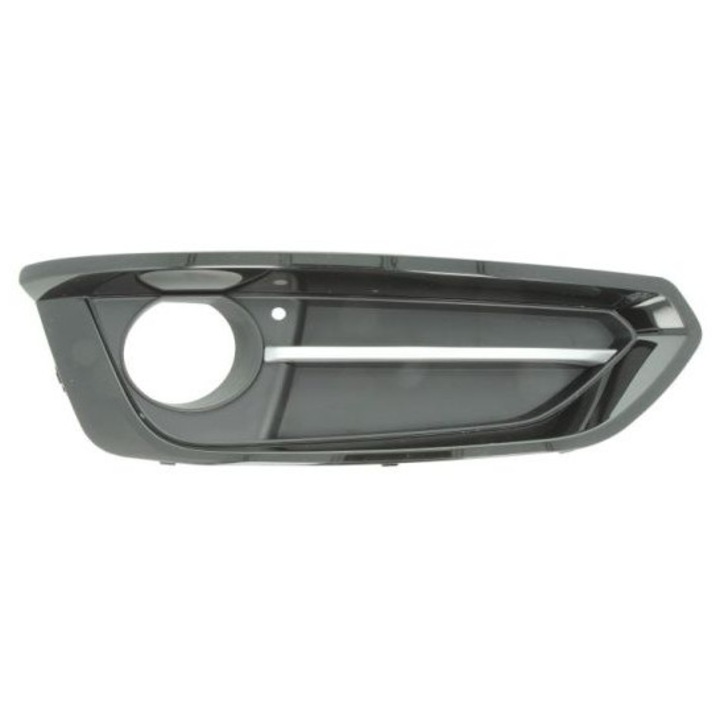 Grilaj ventilatie, Blic, 6502-07-0069918P, negru/silver, sport, dreapta