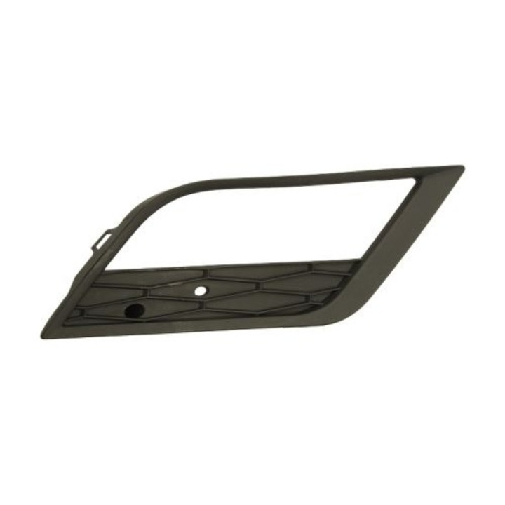 Grilaj de ventilatie Blic, 6502-07-6614916P, negru, cu deschidere pentru lumini de ceata, partea dreapta
