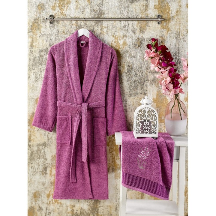 Halat de baie, Spalno belio.bg Mov, L/XL