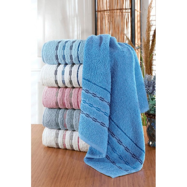 Prosop Spalno Belio.bg Grey Breeze, gri, 70 x 140