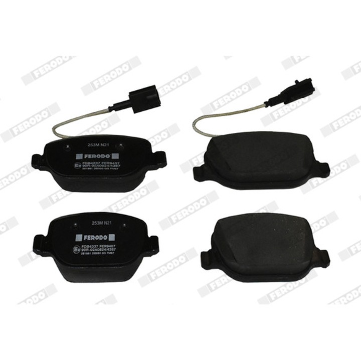 Ferodo FDB4337 tárcsafékbetét készlet 116,7x50,1x17,6mm