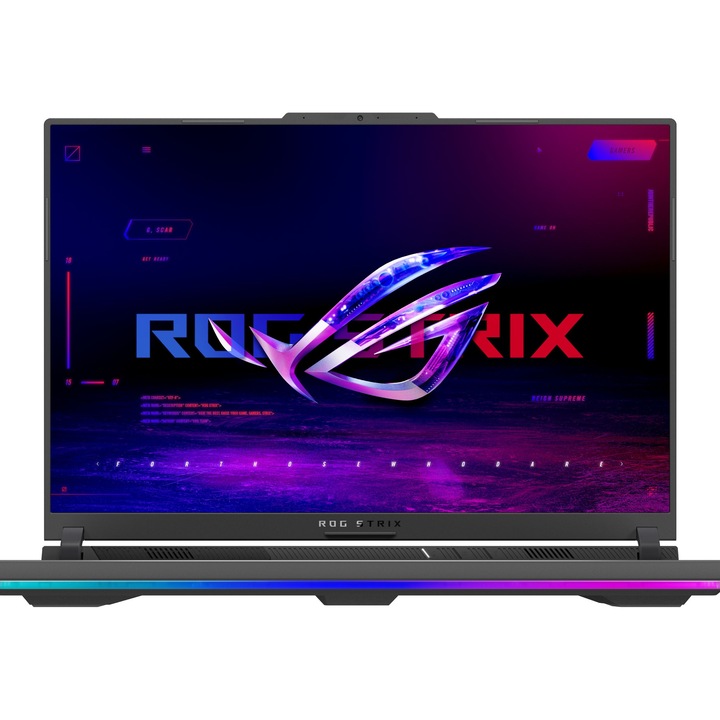 Лаптоп ASUS G614 ROG Strix G16 2025 G614FR-S5107W с AMD Ryzen 9 9955HX3D (2.5/5.4GHz, 128M), 32 GB, 1TB M.2 NVMe SSD, NVIDIA RTX 5070 Ti 12GB GDDR7 DLSS 4, Windows 11 Home, Черен