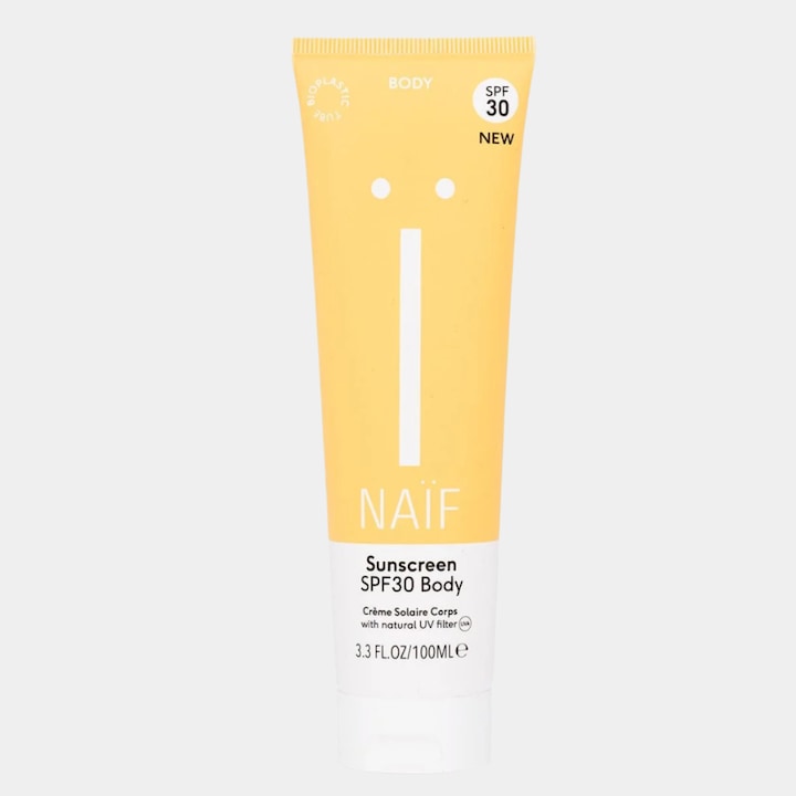 Természetes naptej, 100 ml SPF30, Felnőtteknek és Gyermekeknek