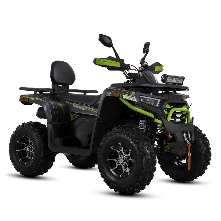 ATV Asix Challenger T3B 250cc, roti 10 inch, 1+1 viteze, cu injectie, culoare negru/verde
