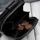 Portofel din piele pentru femei Rfid mic negru Paolo Peruzii Al-24-Bl