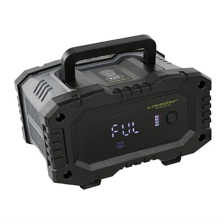 Redresor acumulator 12V 20A 6-300Ah, 24V 10A 6-150Ah, digital, auto-moto, 58698 Carmotion