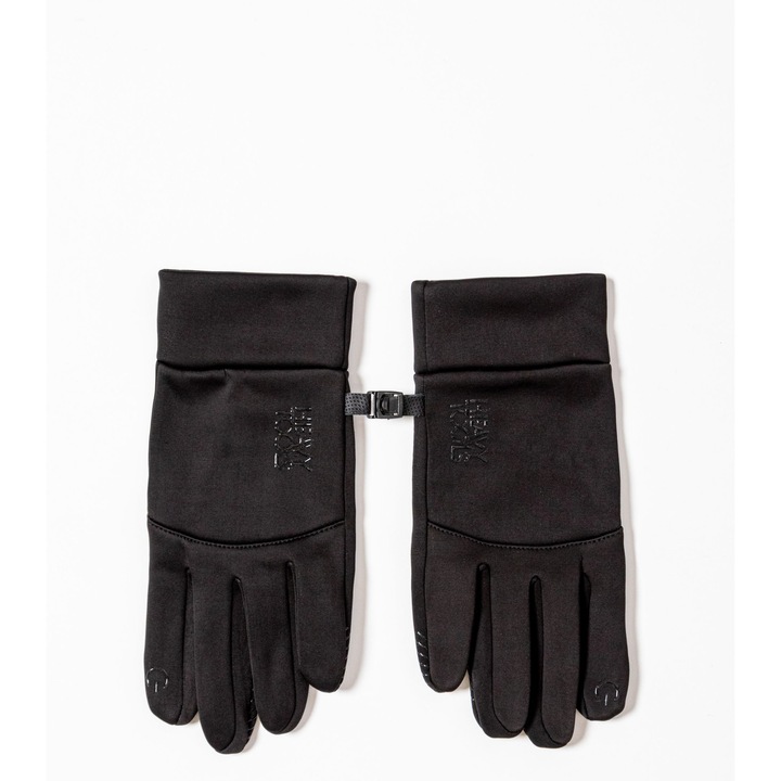 Manusi barbati Heavy Tools, PARVANI24, elastice, compatibile cu touch screen, negru, L