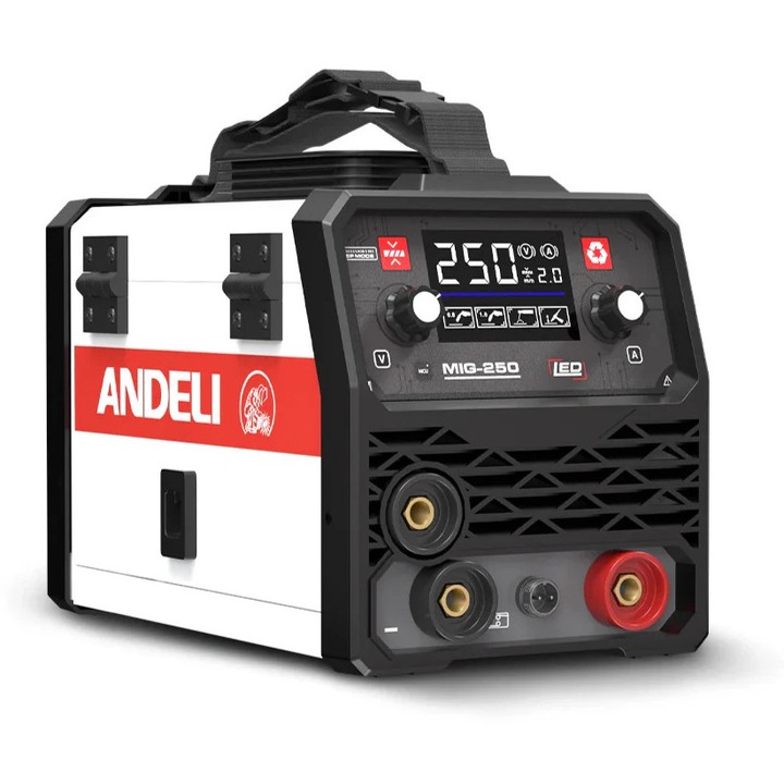 Welding Machine 4-in-1 MIG/TIG/MMA/CUT, Digital Display, DC Inverter, MCT-416, Black