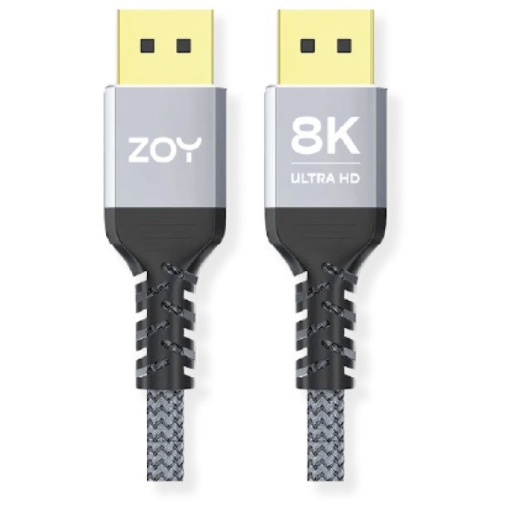DisplayPort - DisplayPort kábel, 8K, 3m, ZOY ZCD18