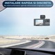 Camera Auto Timebox, Dash Cam Full HD 1080p, Unghi Larg 170°/130°, Ecran LCD cu Control Tactil, Montare pe Parbriz, Slot Card Memorie si Suport cu Ventuza Incluse
