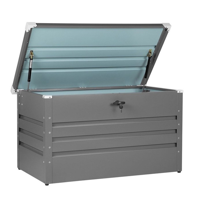 Cutie de depozitare Cebrosa Metal 100 cm 62 cm Gri