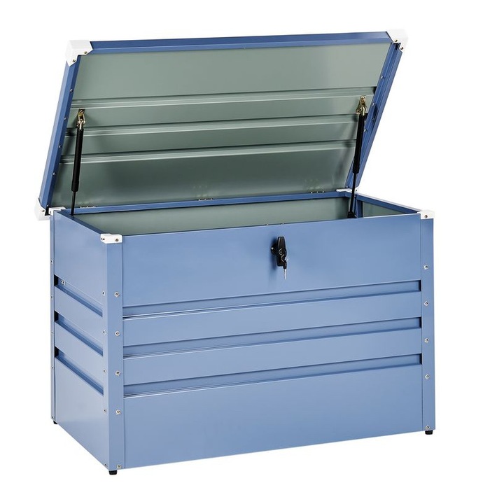 Cutie de depozitare Cebrosa Metal 100 cm 62 cm Albastru