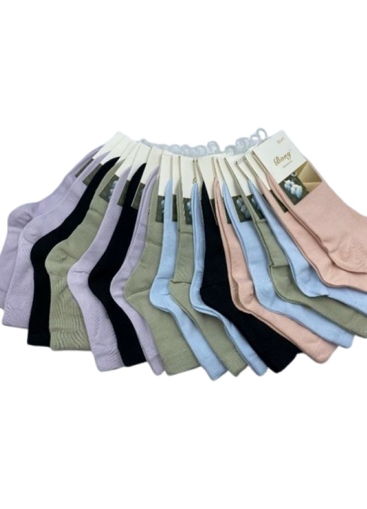 Set 20 sosete lungi Dama, Bony, multicolor, 35-41