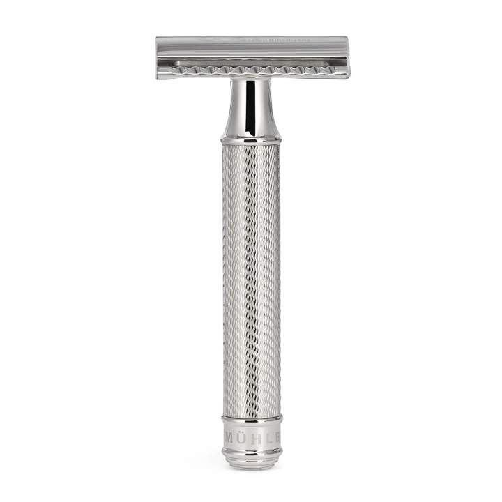 Aparat de ras safety razor cu cap cu pieptene inchis Muehle R89 J80 - Editie aniversara