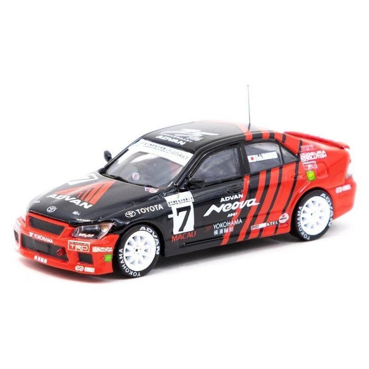 Автомобилен макет Tarmac, Toyota Altezza #7 Nobuteru Taniguchi Macau Guia Race Advan 2003 1:64