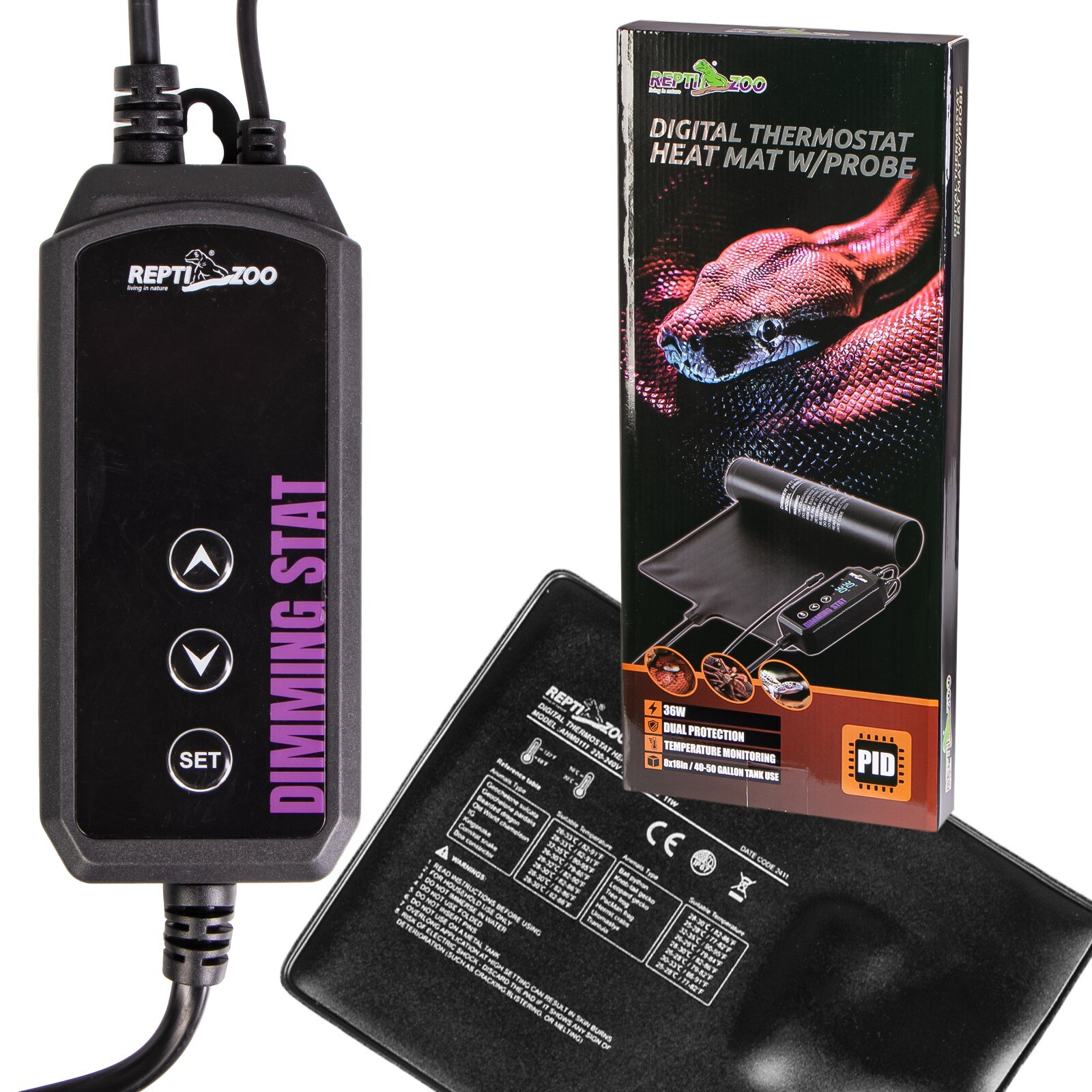 Pad de incalzire pentru reptile, Repti-Zoo Digital Heat Mat, din