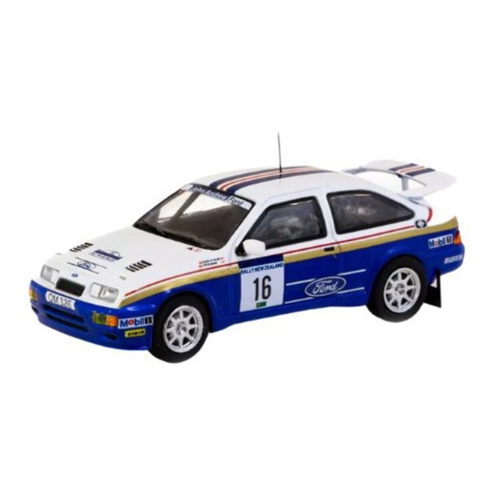 Модел на автомобил Ford Sierra Rs Cosworth #16 Saeed Al-Hajri/Steve Bond Рали на Нова Зеландия 1989 1:64 Асфалт