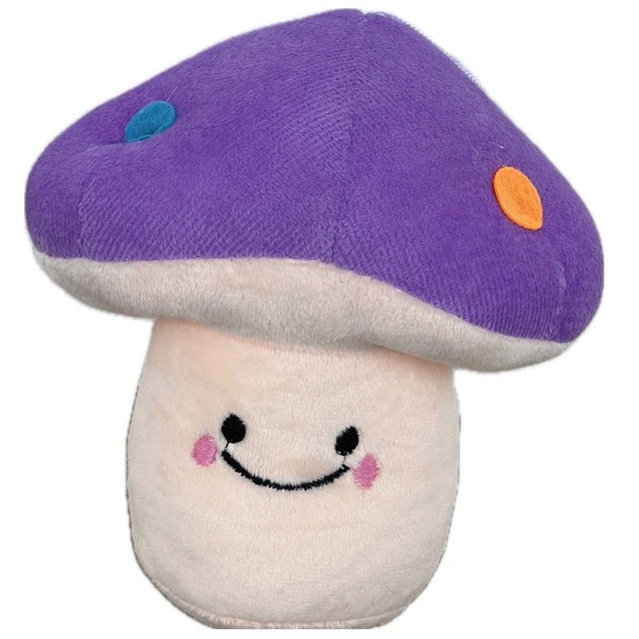 Jucarie plus, Ciupercuta, Mov, 19 cm