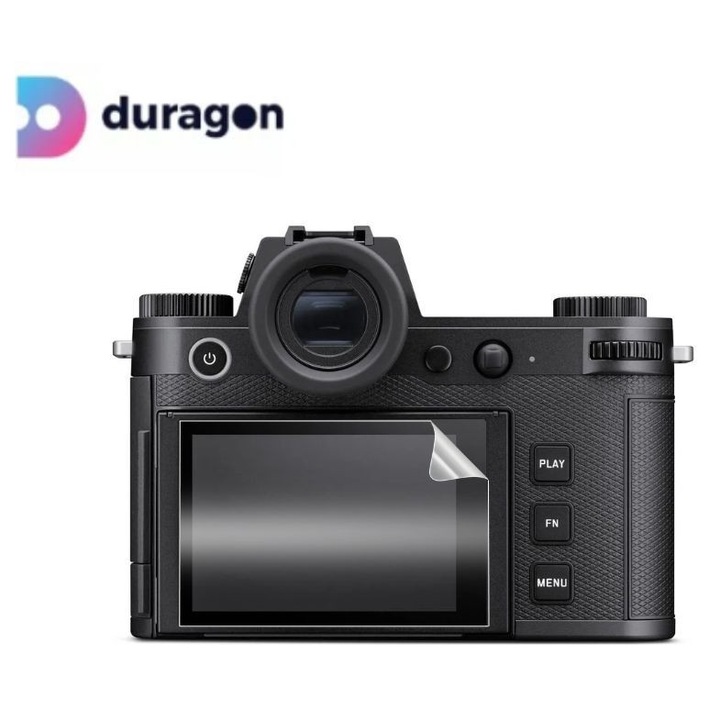 Folie Duragon, pentru Leica SL3-S, protectie ecran, silicon antisoc, kit inclus