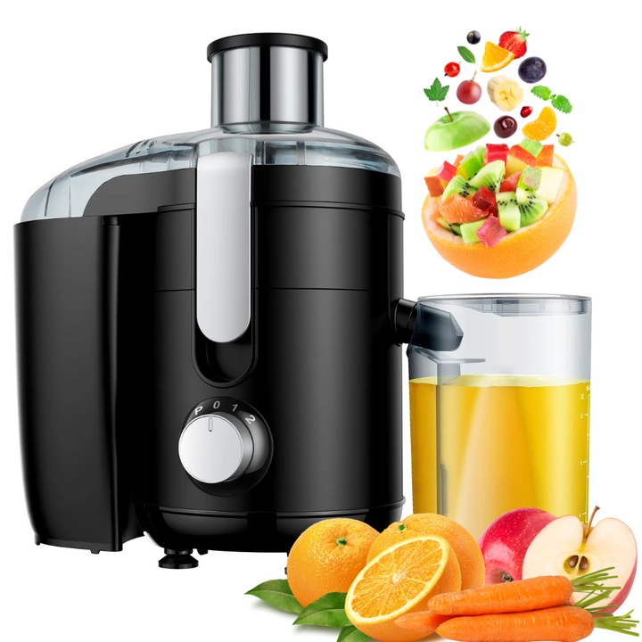 Storcator de Fructe Zenino - 600W, 2 Trepte Viteza, Functie Pulse, Recipient Suc