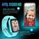 Ceas smartwatch copii GPS 4G, Whatsapp, Youtube, camera HD, Wingereich ™, localizare GPS, telefon, apel video HD, WIFI, bluetooth, apa IP67, Android, IOS, SOS, monitorizare spion, turcoaz