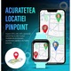 Ceas smartwatch copii GPS 4G, Whatsapp, Youtube, camera HD, Wingereich ™, localizare GPS, telefon, apel video HD, WIFI, bluetooth, apa IP67, Android, IOS, SOS, monitorizare spion, turcoaz