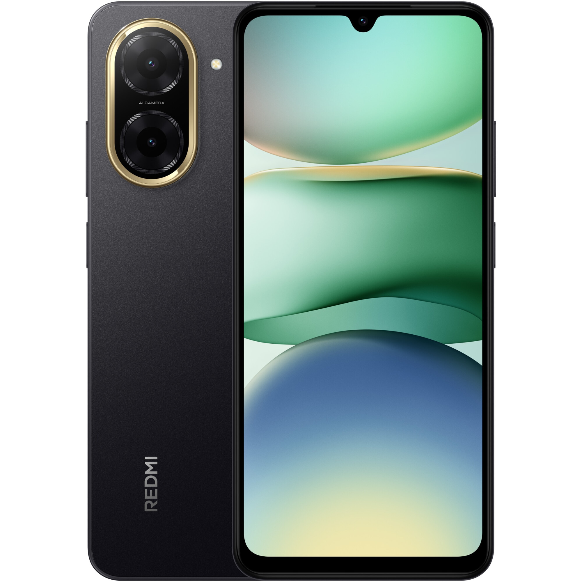 Xiaomi Redmi A5 32MP AIデュアルカメラ 4GB+128GB Telefon mobil Xiaomi Redmi A5, 4GB RAM, 128GB, Black +