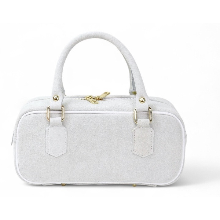 Дамска чанта Moranti, естествена кожа, ежедневен стил, с дръжки и подвижна презрамка