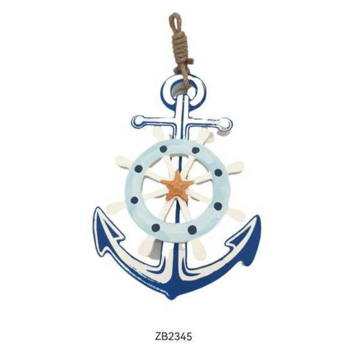 Декоративна сувенирна котва, многоцветна