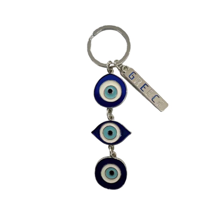 Туристически сувенирен ключодържател - Комплект от 12 части - Матаки/Гърция - 280433