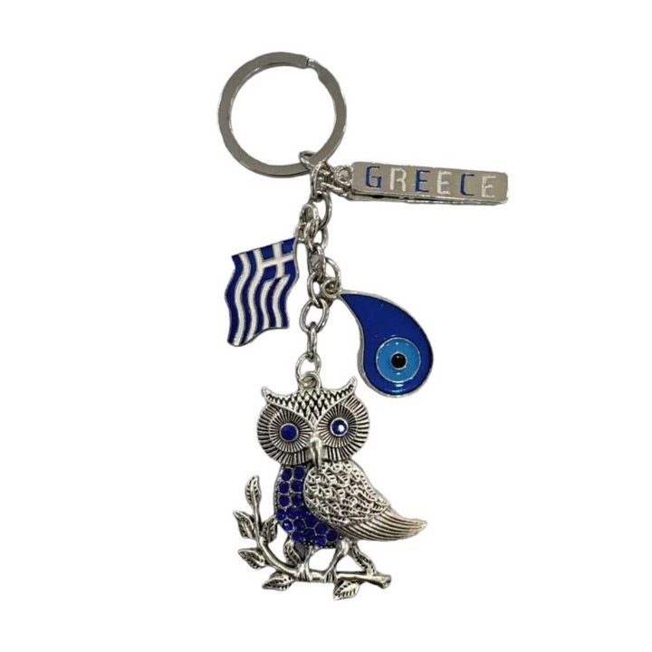 Туристически сувенирен ключодържател - Комплект от 12 части - Матаки/Гърция - 281195