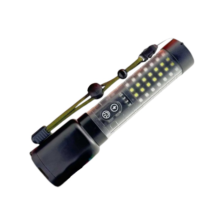 Lanterna LED Tradesor, 1000 Lumens, autonomie 4 ore, 15x3.5cm