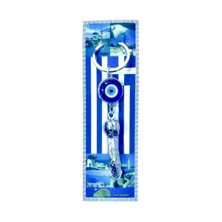 Туристически сувенирен ключодържател - Комплект от 12 части - Гърция - 127241