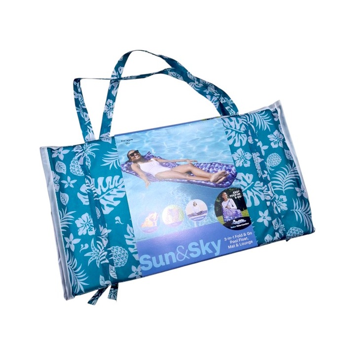 Saltea camping ptyssomeno, 180x65x2cm, multicolor