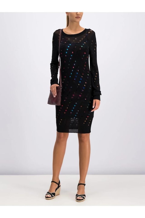 Rochie Desigual 19WWVF03, Negru, M
