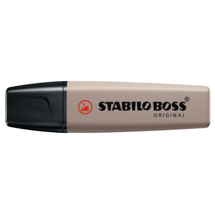 Текст маркер, Stabilo, Boss Original Nature Colors, Топло сиво