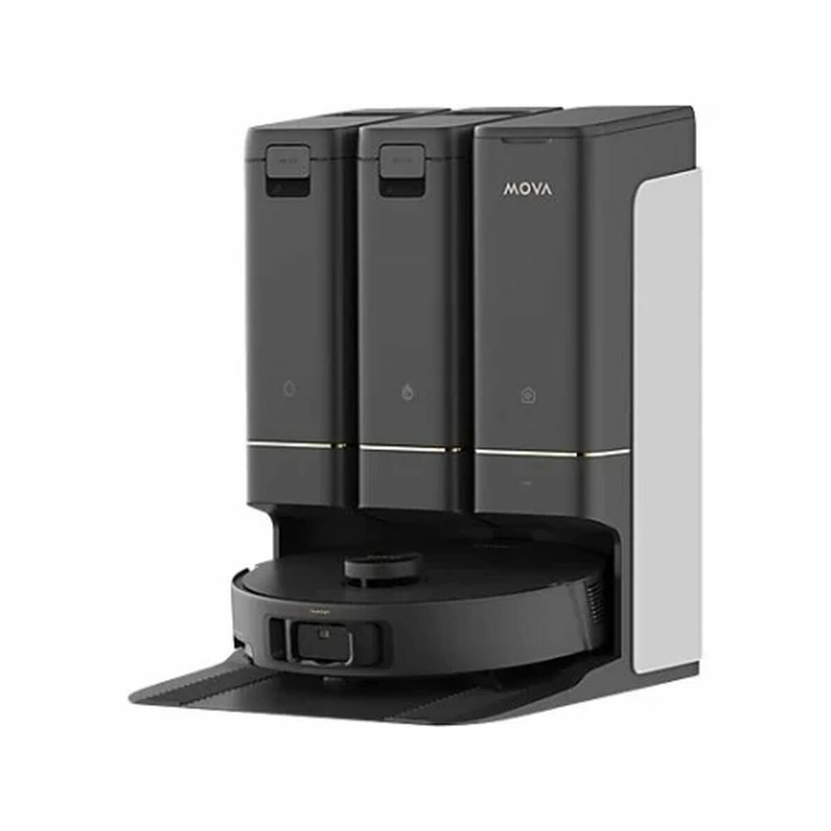 Robot aspirator si mop MOVA Z50 Ultra, 19000Pa, Auto-curatare, Perii anti-incurcare, Statie inteligenta, Negru