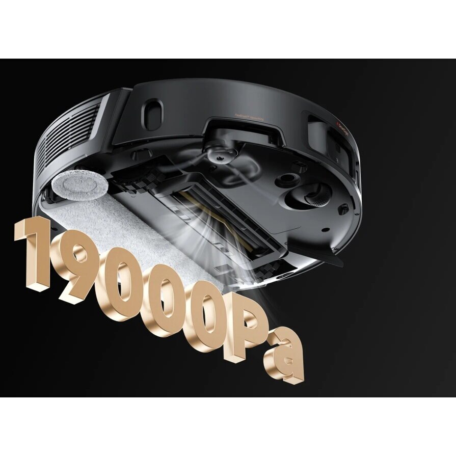 Robot aspirator si mop MOVA Z50 Ultra, 19000Pa, Auto-curatare, Perii anti-incurcare, Statie inteligenta, Negru