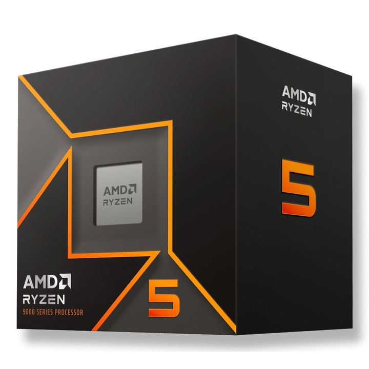 AMD Ryzen 5 9600 processzor, 6 mag, 3,8 GHz, AMD AM5 foglalat, 65 W