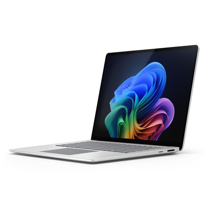 Microsoft Laptop, EP2-21341, 15", Intel® Core™ Ultra 5, 16 GB RAM, 512 GB SSD, Intel Iris Xe Graphics kártya, ezüst, spanyol Qwerty billentyűzet