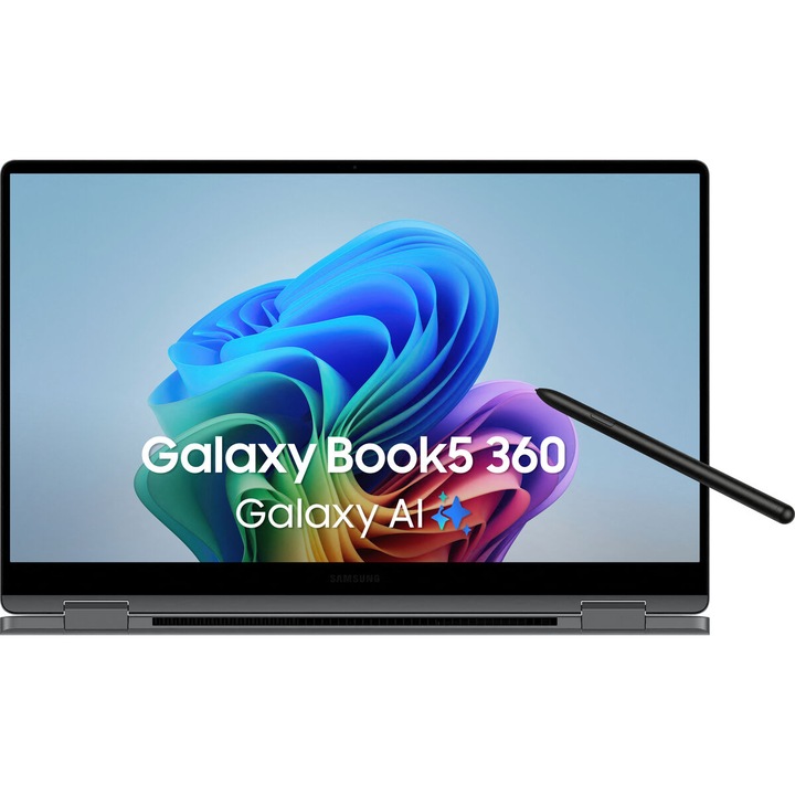 Laptop, Samsung, NP754QHA-KA2ES, 15.6", 16 GB RAM, 512 GB SSD, szürke