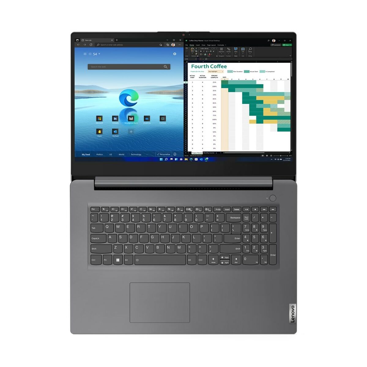 Laptop Lenovo 17.3", Intel Core i5-13420H, 16 GB RAM, 512 GB SSD, Gri