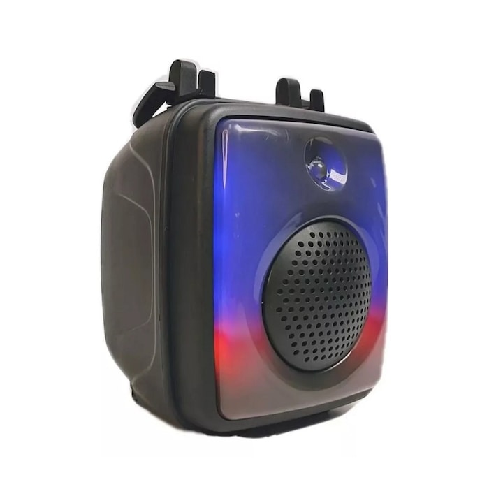 Boxa portabila KOOPAO, design transparent, sunet surround 3D, efecte de iluminare RGB, Bluetooth 5.0