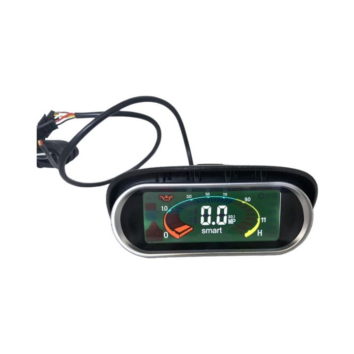 Vitezometru digital, tahometru, carcasă plastic, dimensiuni 50x75x100mm, 12/24V, universal