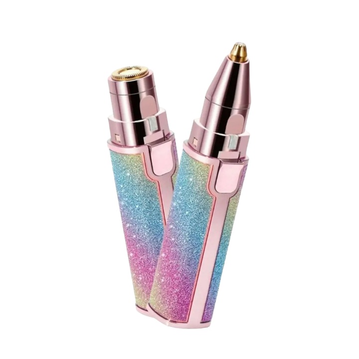 Aparat de tuns 2in1, trimmer, 12.5x2.5cm, inox, USB, DSP