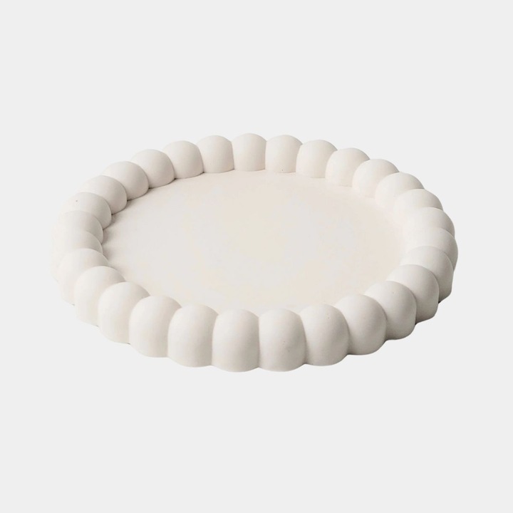 Tava decorativa din ceramica, Bubble