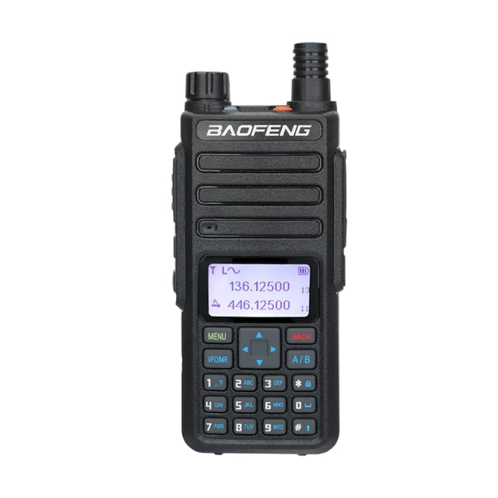 Statie de emisie-receptie portabila Baofeng DMR1801 UHF/VHF, 2200 mAh, 4W, 110x28x32mm