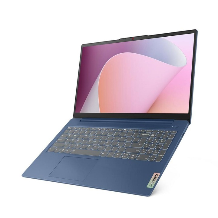 Laptop Lenovo IdeaPad Slim 3, 15,6", AMD Ryzen 3 7320U, 8 GB RAM, 512 GB SSD, Albastru